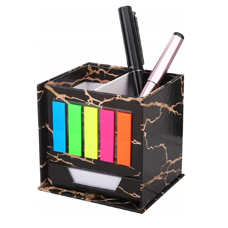 moko 桌面文具组织者笔铅笔持有人与办公室家庭粘滞便笺