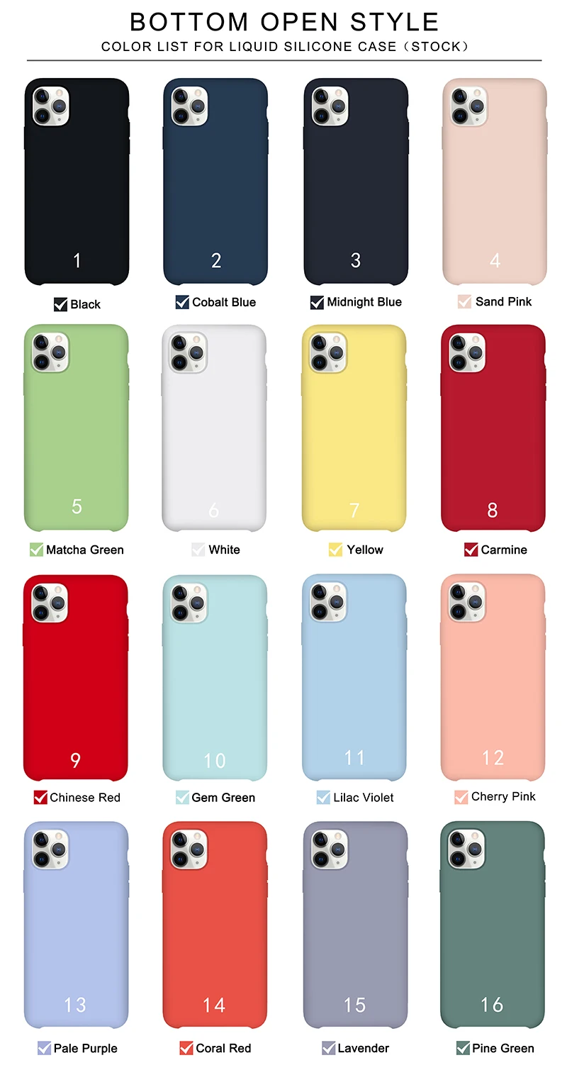 New 2020 Mobile Back Cover Silicone Phone Case For iPhone XR XS MAX Silicon Case Soft Rubber Shockproof For iPhone 11 Case.jpg