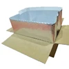 Metallic Thermal Insulated Box Liner for USPS Flat-Rate Boxes