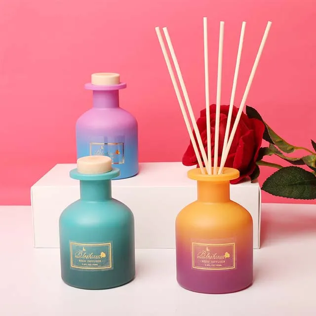 120ml Hawaii beach aromatherapy Reed Diffuser Oil Refill with Reed Sticks 