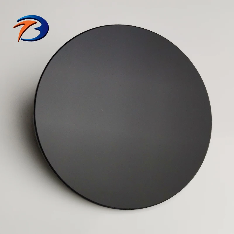 Custom size  ir infrared silicon wafer windows thermal imaging crystal silicon crystal window AR Coating 8-14um for sensor