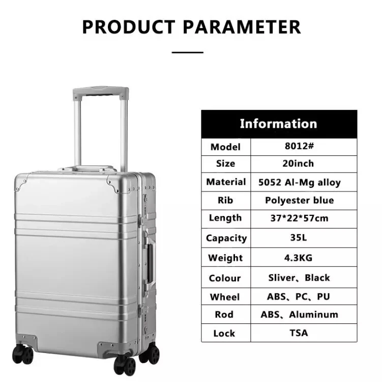 Fashionable Design Travel Hard Shell Carry On Boarding Trolley ...