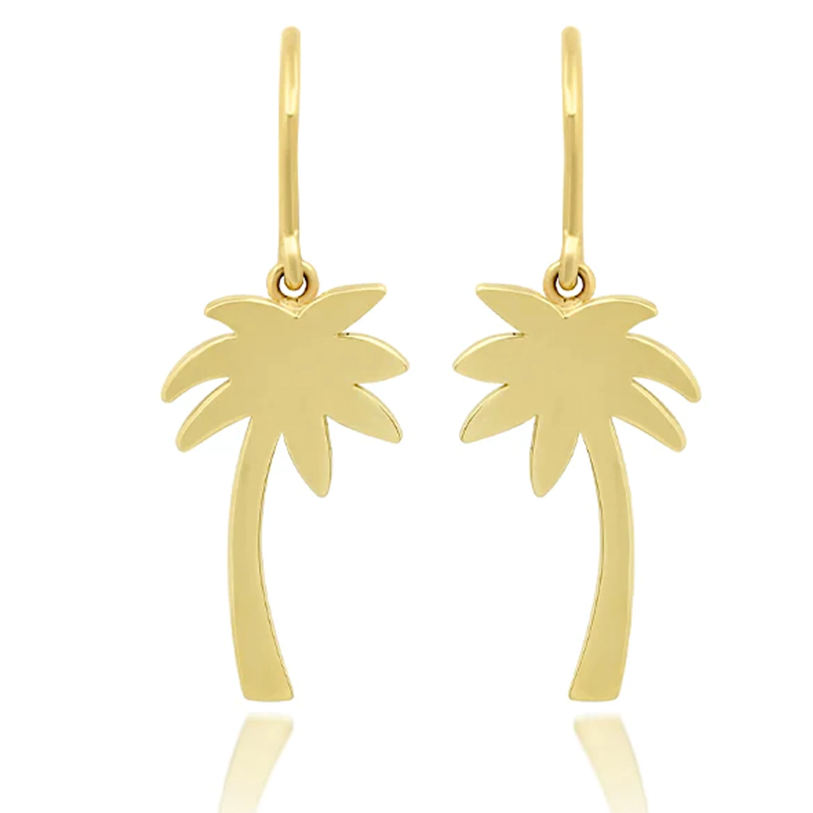 Wholesale Real 18k Gold Little Girl Earrings Fashion Elegant Earrings