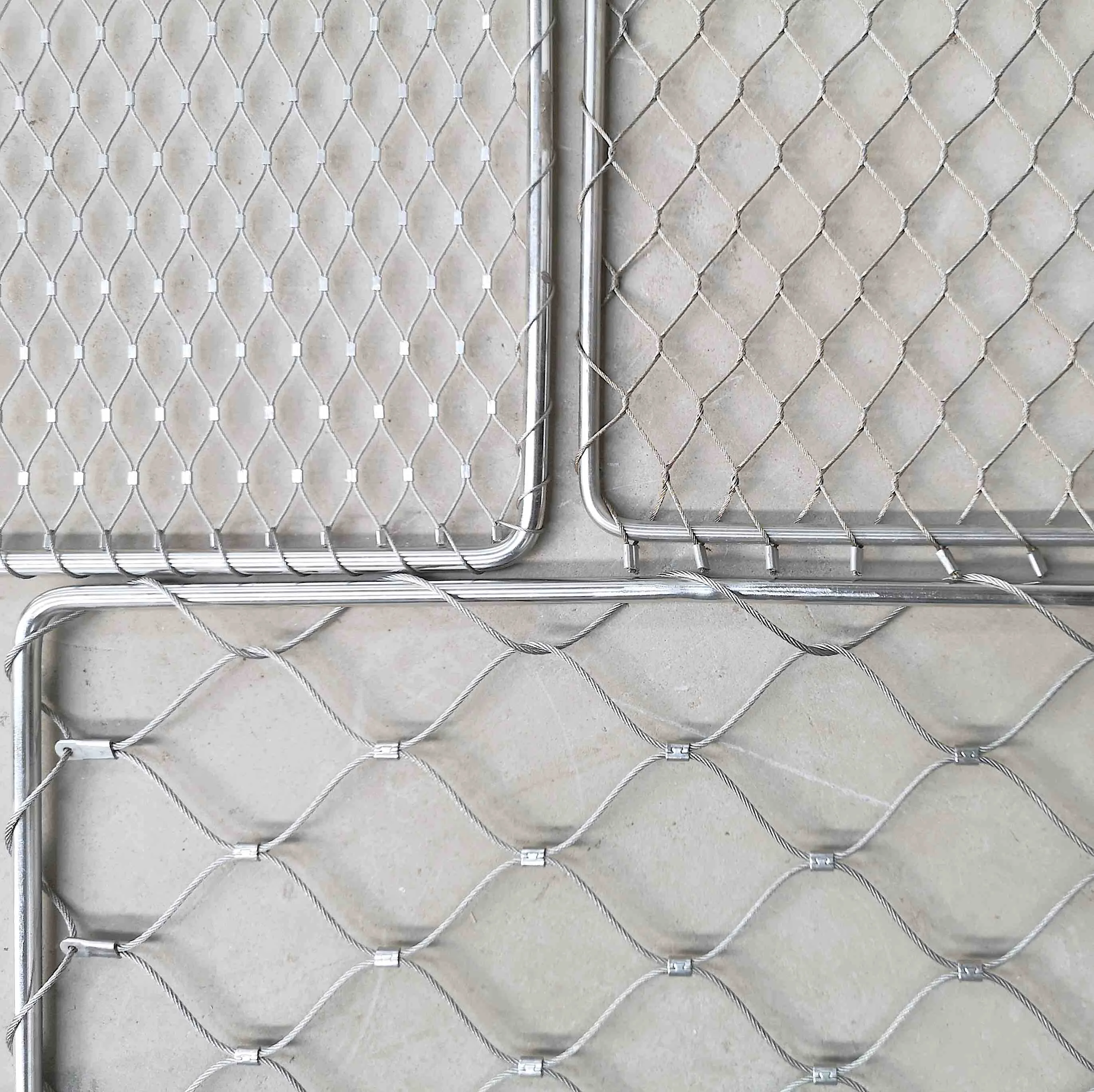 ferruled climber plant trellis mesh stainless steel wire rope mesh
