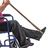 Leg Lifter Strap with Foot Loop and Hand Grip for Injured Elderly or Disabled to Increase Mobility and Maneuverability