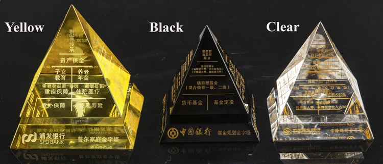 crystal laser pyramids manufacture