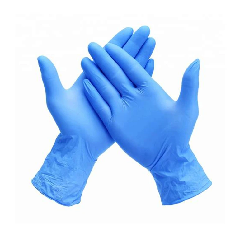 2020 CE FDA disposable Safety PVC Medical powder-free Nitrile gloves, Natural Latex Medical Examination InStock Nitrile gloves