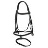 Trail Tack trail riding equipment with double nosebands bridle rein set
