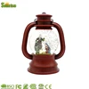 Hot sale Nativity Features Lighted Lantern Christmas Snow Globe with Swirling Glitter Lamp Battery Operated or Usb Operated