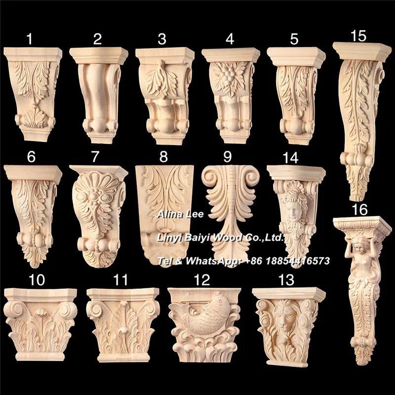 Decorative Wood Corbels Classical Home Ornaments Corbels