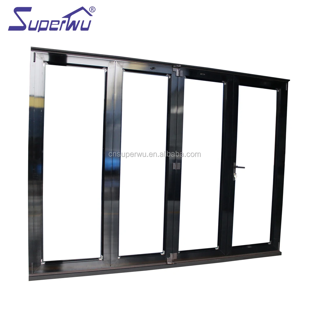 Customized aluminum glass folding/ bifold door designs