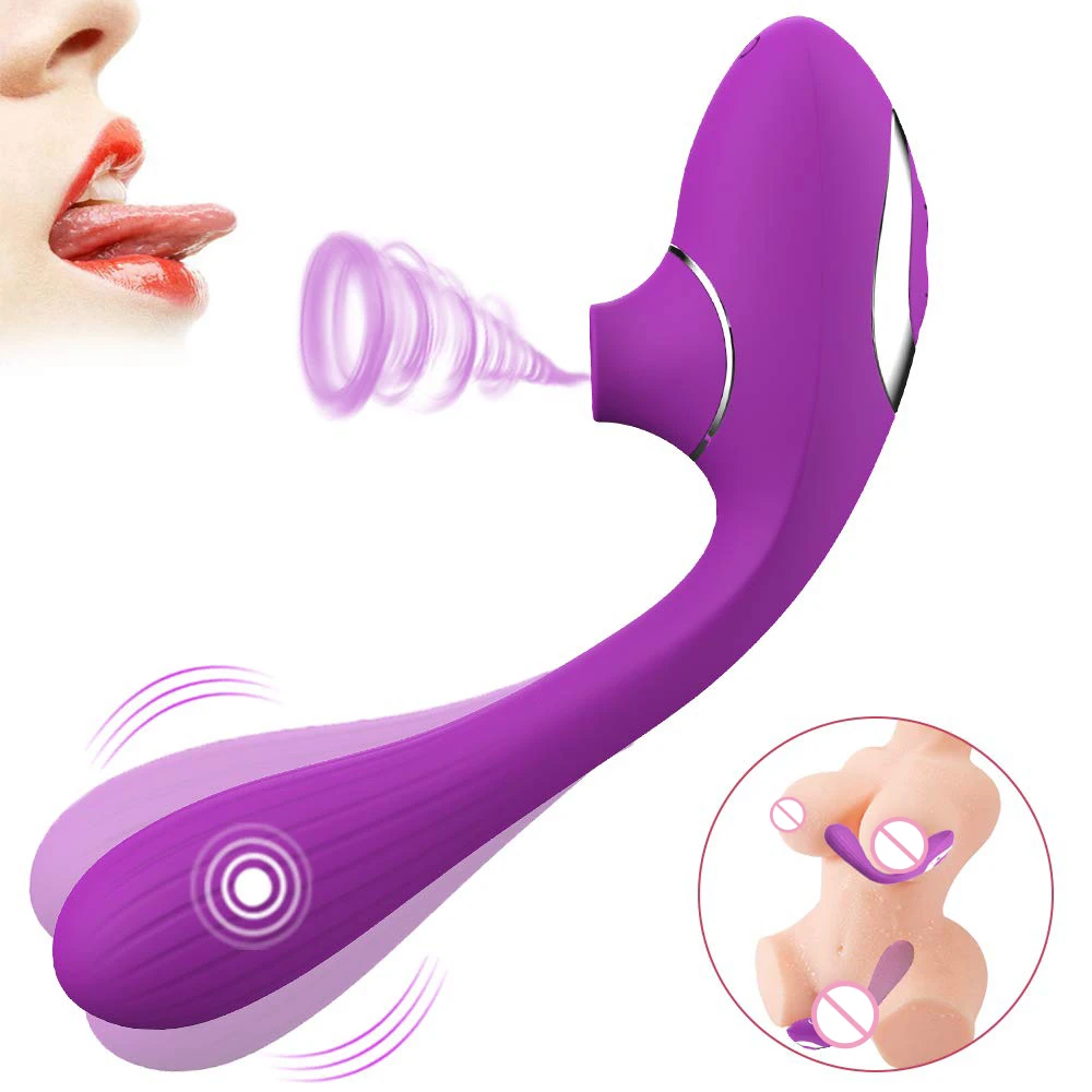 Women sucking cunnilingus multi-frequency vibrator adult supplies sucking  massage stick sex toys