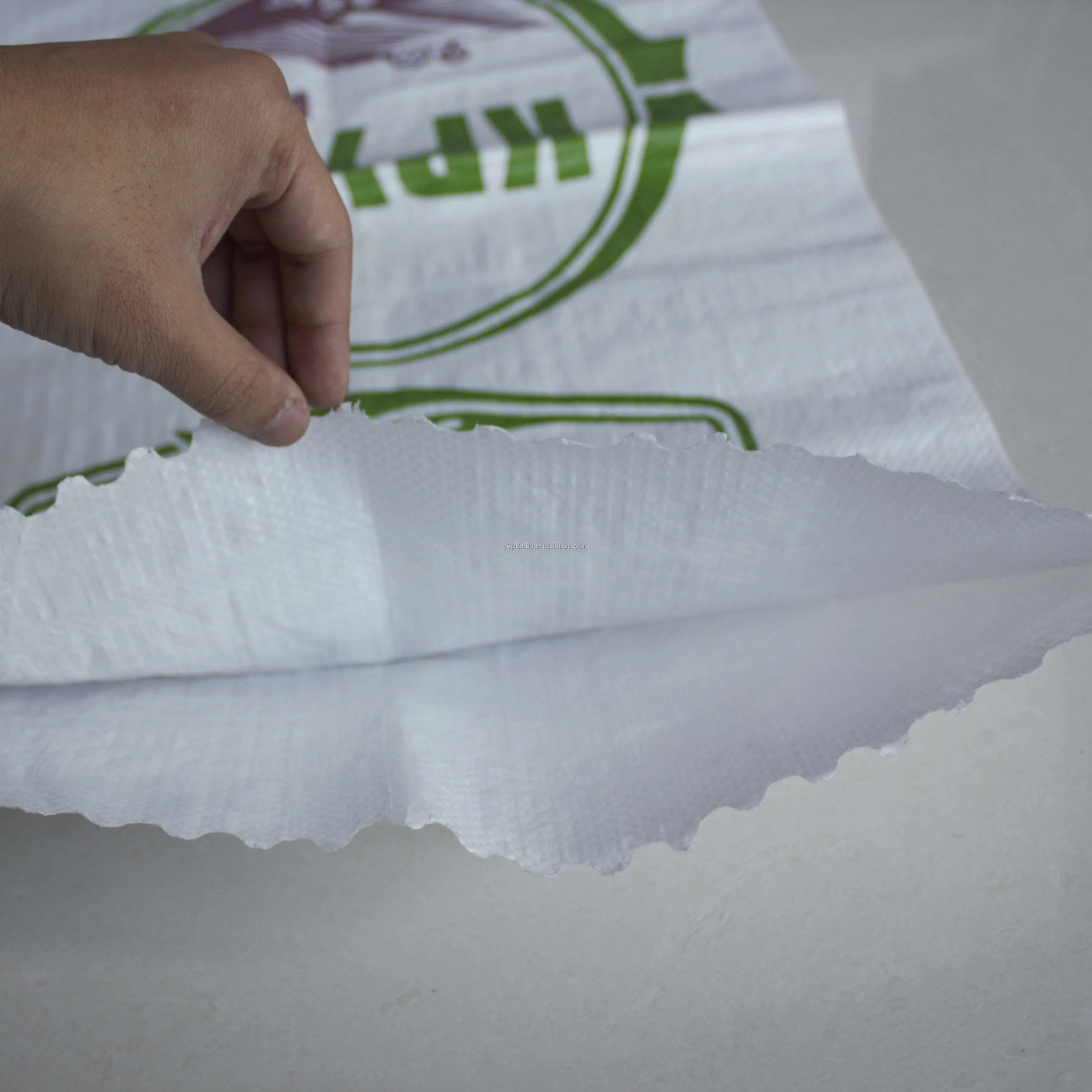 塑料袋 25千克 50千克用于包装糖尺寸聚丙烯袋编织 pp 米袋