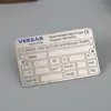 Custom engraved metal nameplates etched stainless steel nameplates