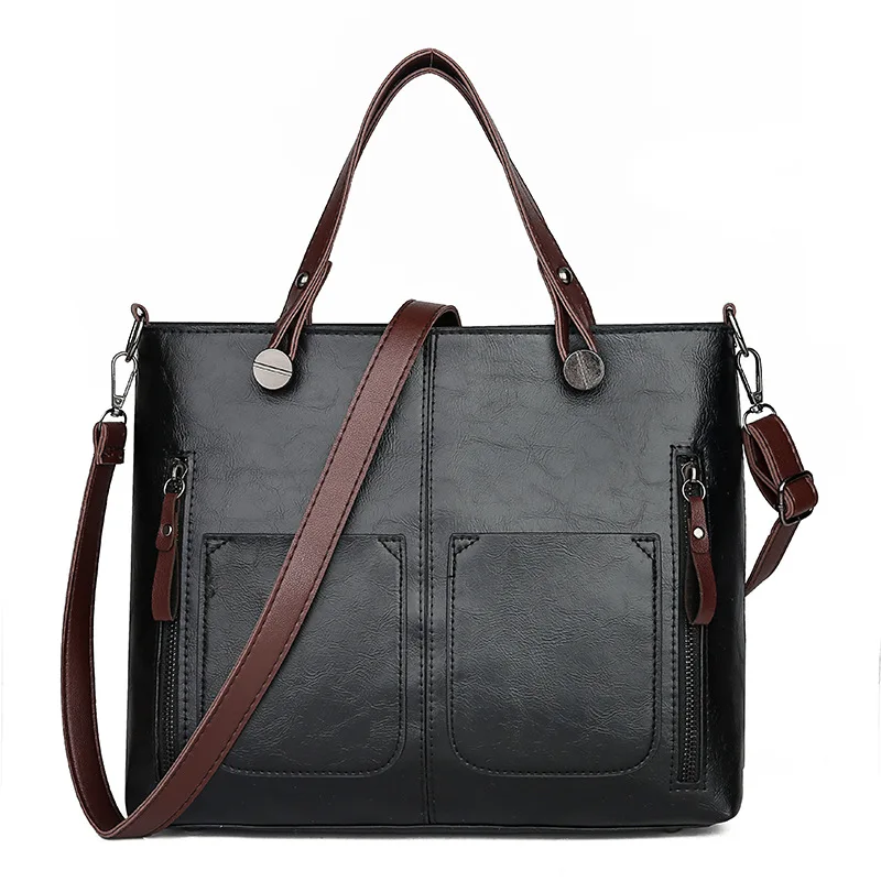 ruched leather handbolsa