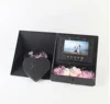 Wholesale creative marble design white black color lcd video gift box square video gift box