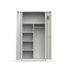 JZD High School Furniture 4 Door Steel Locker / Clothes Wardrobe cloth waterproof 3 door steel wardrobe