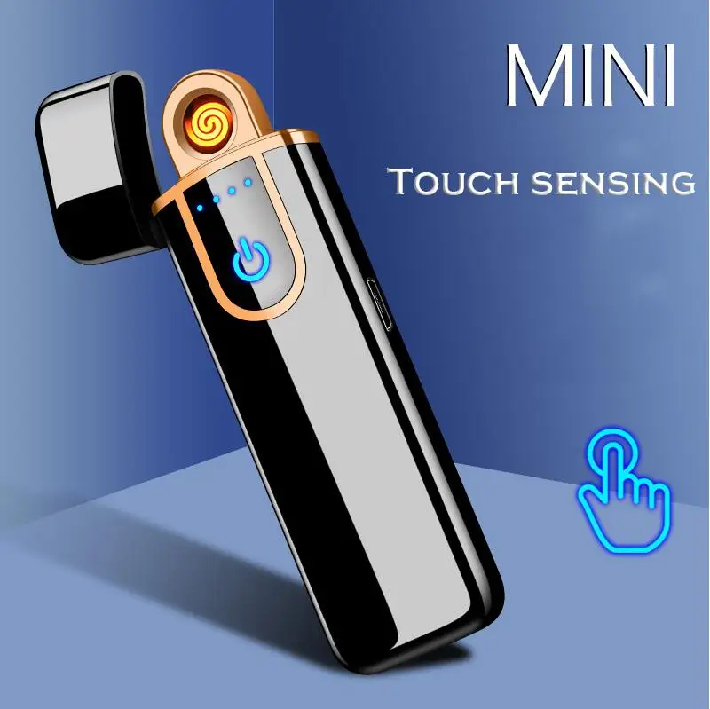 Usb Charging Heat Coil Lighter,Creative Metal Windproof Electronic