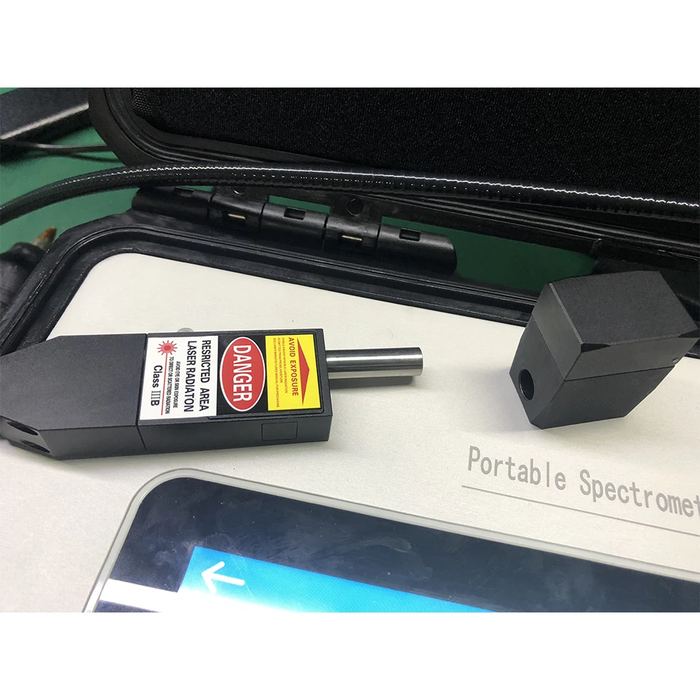 Dtr3010 2001100nm Handheld Fiber Raman Spectrometer Spectroscopy