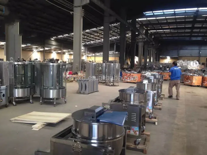 Stainless Steel Commercial Caramel Kettle Corn Popcorn Machine For Sale