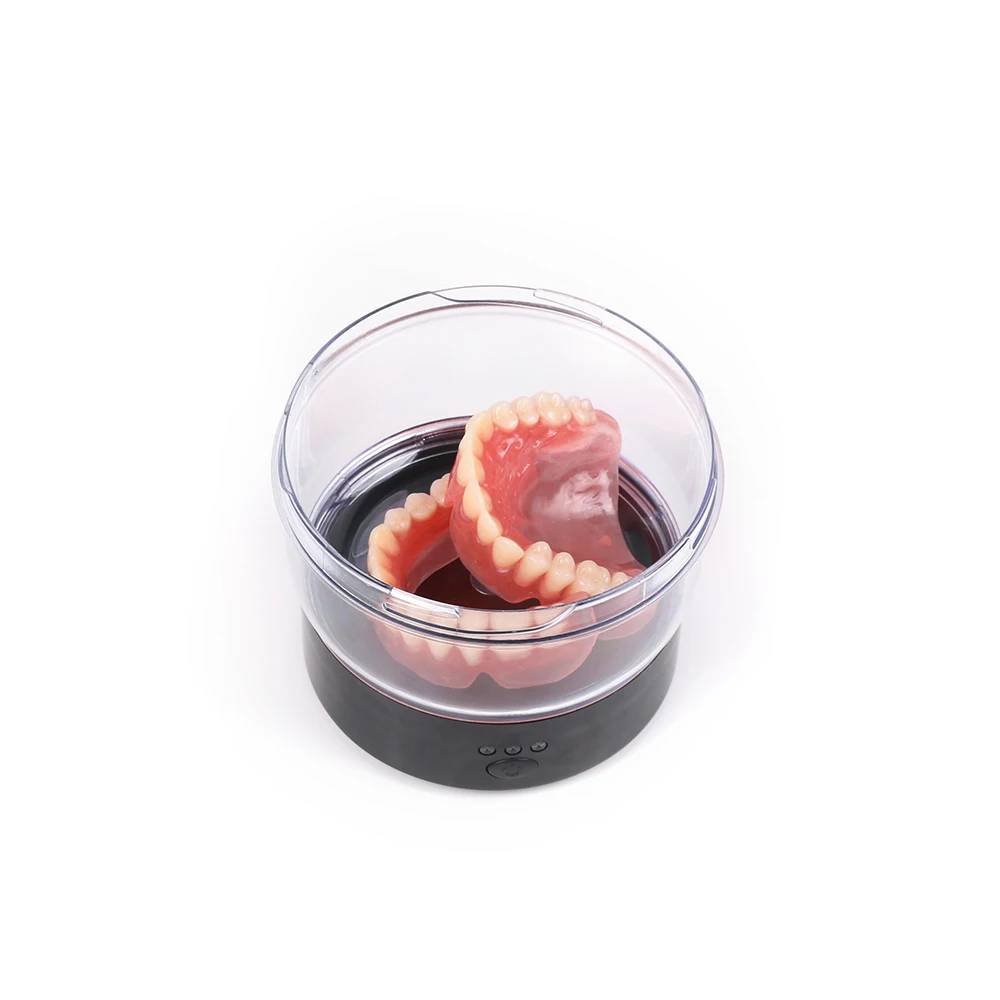 New Product 4 Colors Battery Powered Mini Sonic Denture Cleaning