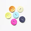 New Design Fashion Custom Ceramic Covered Alloy 2 Hole Sewing Buttons For Clothing