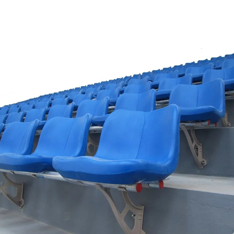 Durable Plastic Stadium Seats Retractable Hdpe Football Sports Bleacher ...