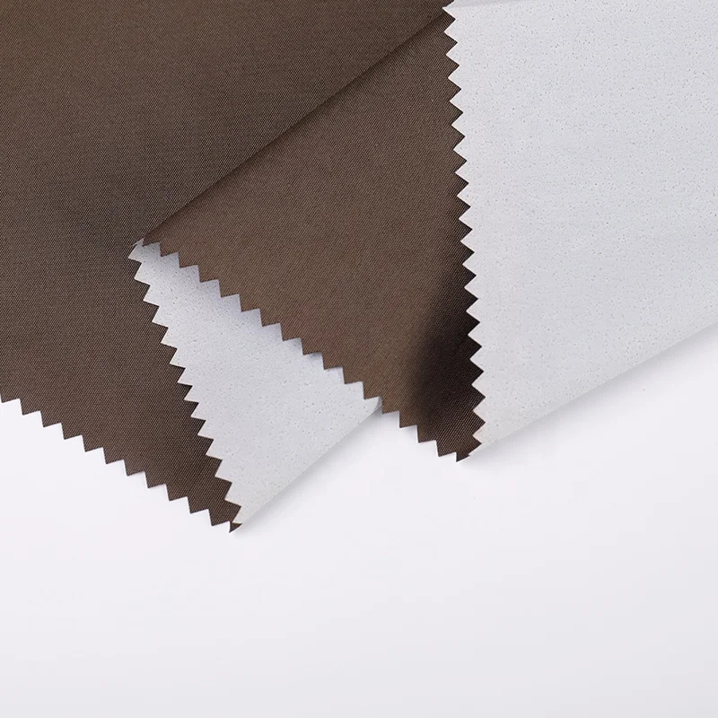 
100% Polyester Jackets Direct Deal 184T Waterproof Woven Garment Suit PU Coated Bag Plain Taslan Shorts Fabric 