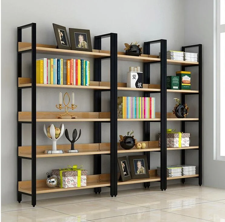 Venta al por mayor estantes para libros madera y metal-Compre online