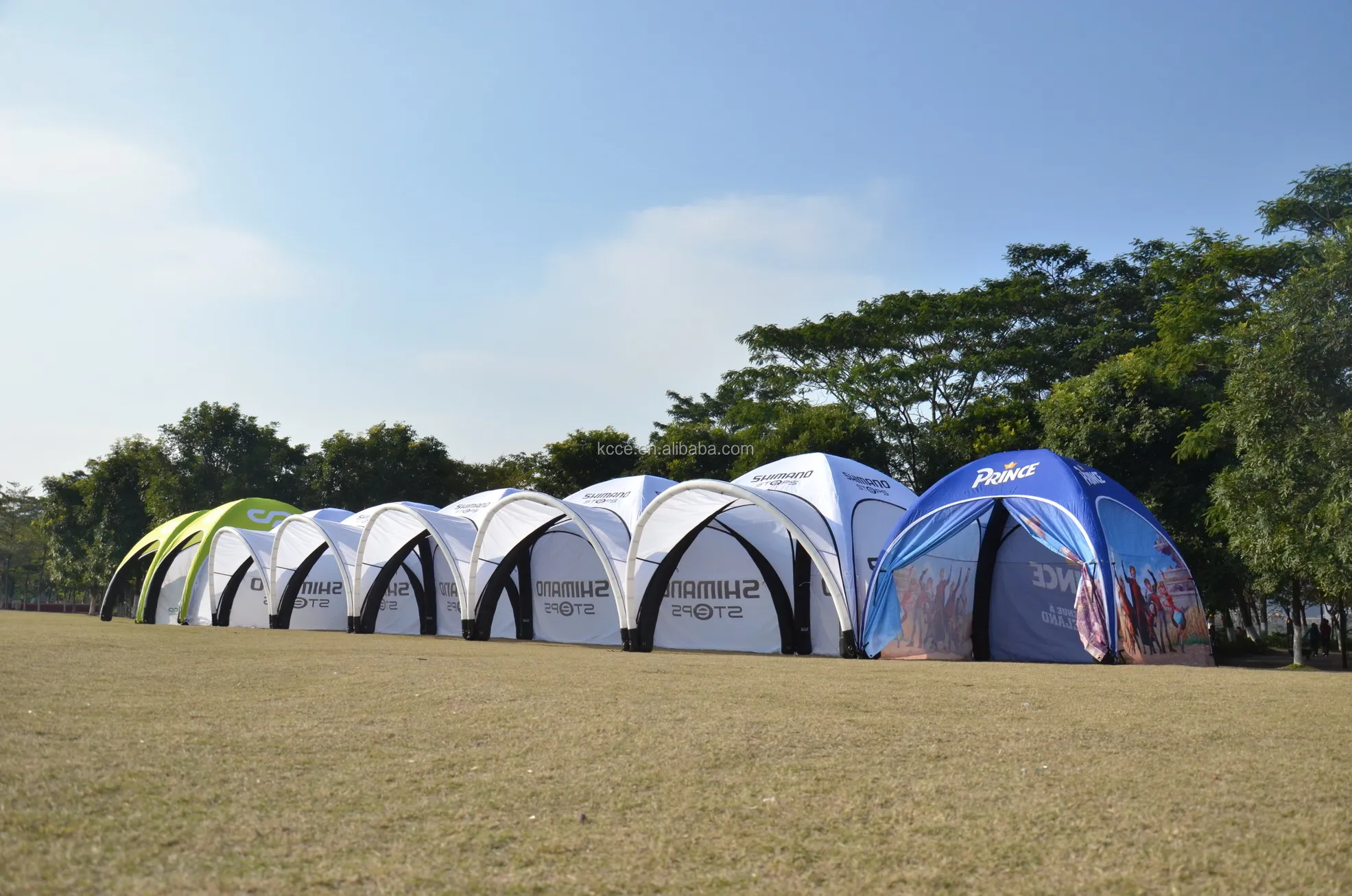 New Arrival Top Quality Free Sample Flame Retardant Coating Mega large Inflatable Tent//