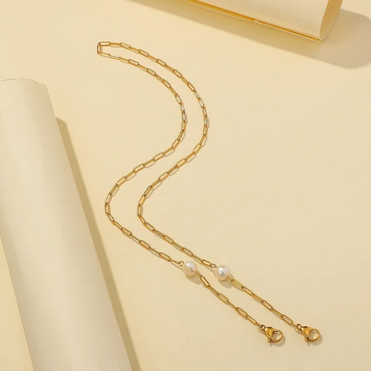 Eyeglasses Accessory 18k Gold Plated Chain Sunglasses Strap Anti Slip