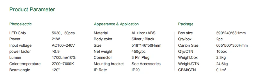 SLT Daisy Chained 21W Long Arm Expo Exhibition Booth Lighting