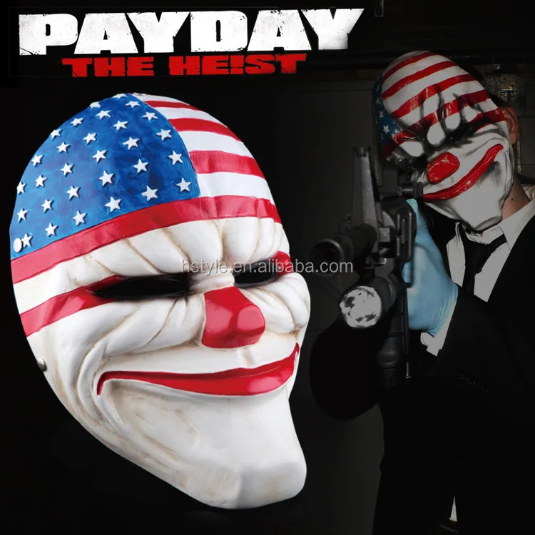 Payday2コスプレレジンマスクハロマスMJC147| Alibaba.com