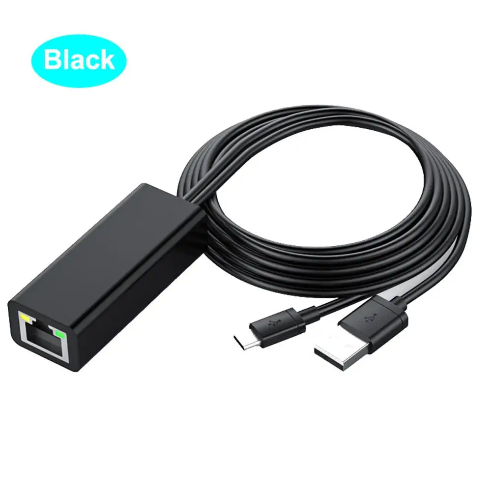 Fire Tv Stick Hd 480 Mbps Micro Usb2.0 To Rj45 Adapter 10/100