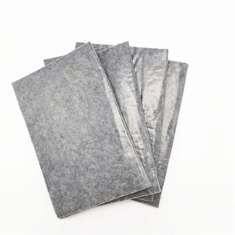 Customized needle punched PET felt adhesive PE film felt