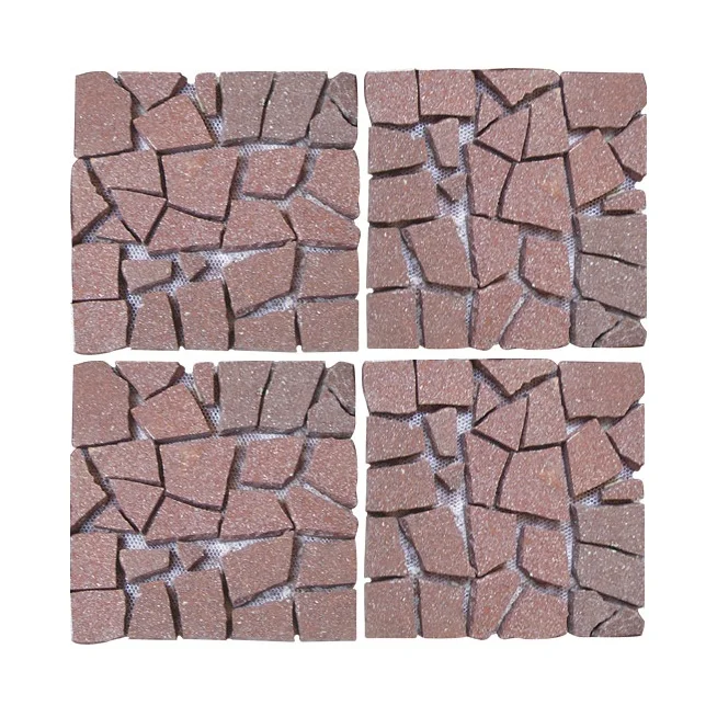 HZM-36B Landscape Granite Cobblestone Paver Mat