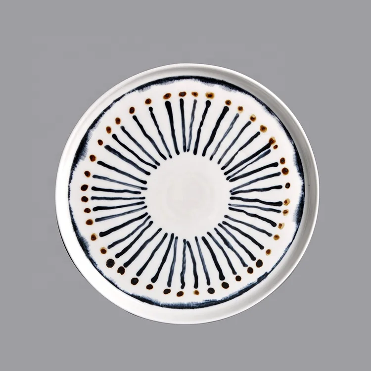 nordic dinner plate ceramic dish steak