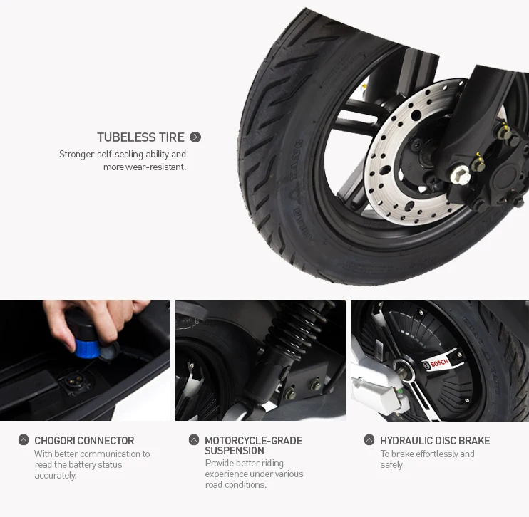 Trottinette électrique 50cc, 3000w, moto électrique avec siège pour adultes