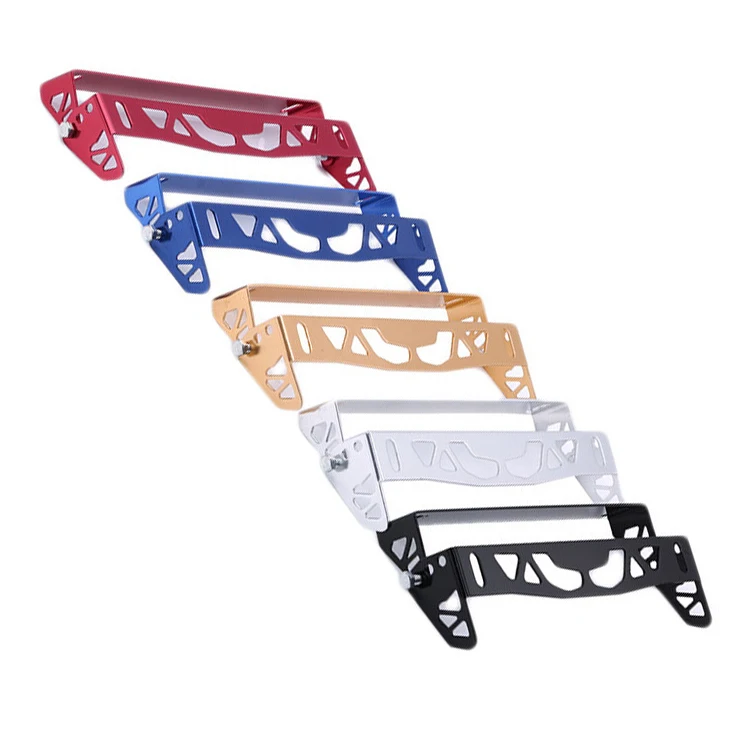 Funny Car Universal Aluminum Adjustable Rotating Car License Plate