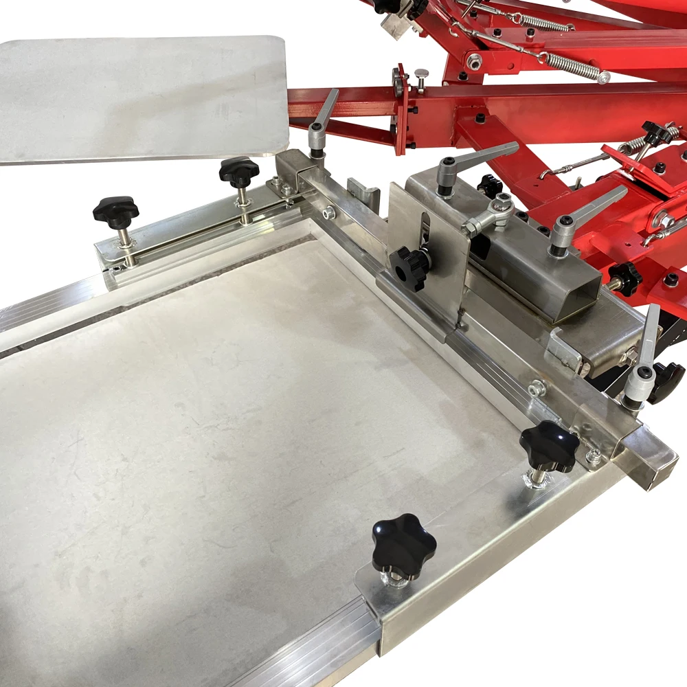 product dgruida ns1212 hd heavy duty double clamp 12 color 12 station screen printing machine-5