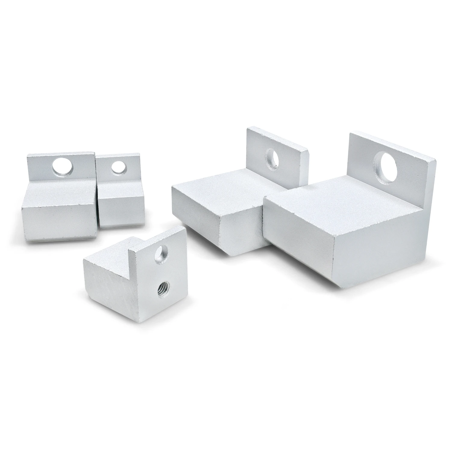 Aluminum Profile Accessories Horizontal End Support Feet 20/25/30/40/45 Foot Screw Rod Caster Connector for Heat Sink Cut factory