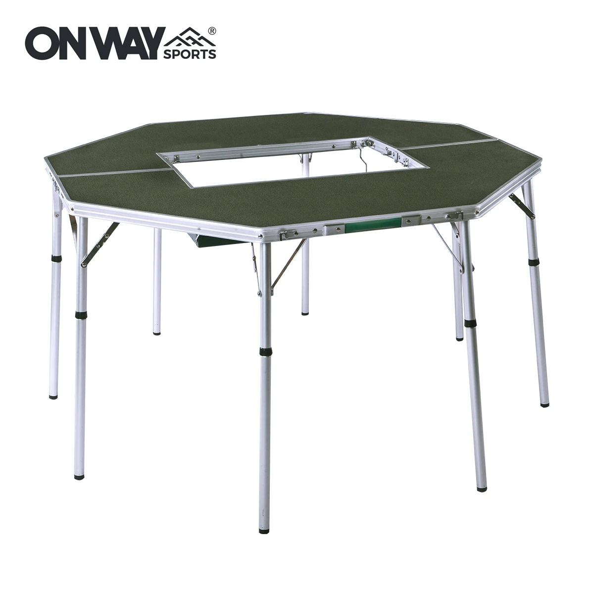 Onwaysports Polygonal Metal Adjustable Table Leg Garden Outdoor Floding