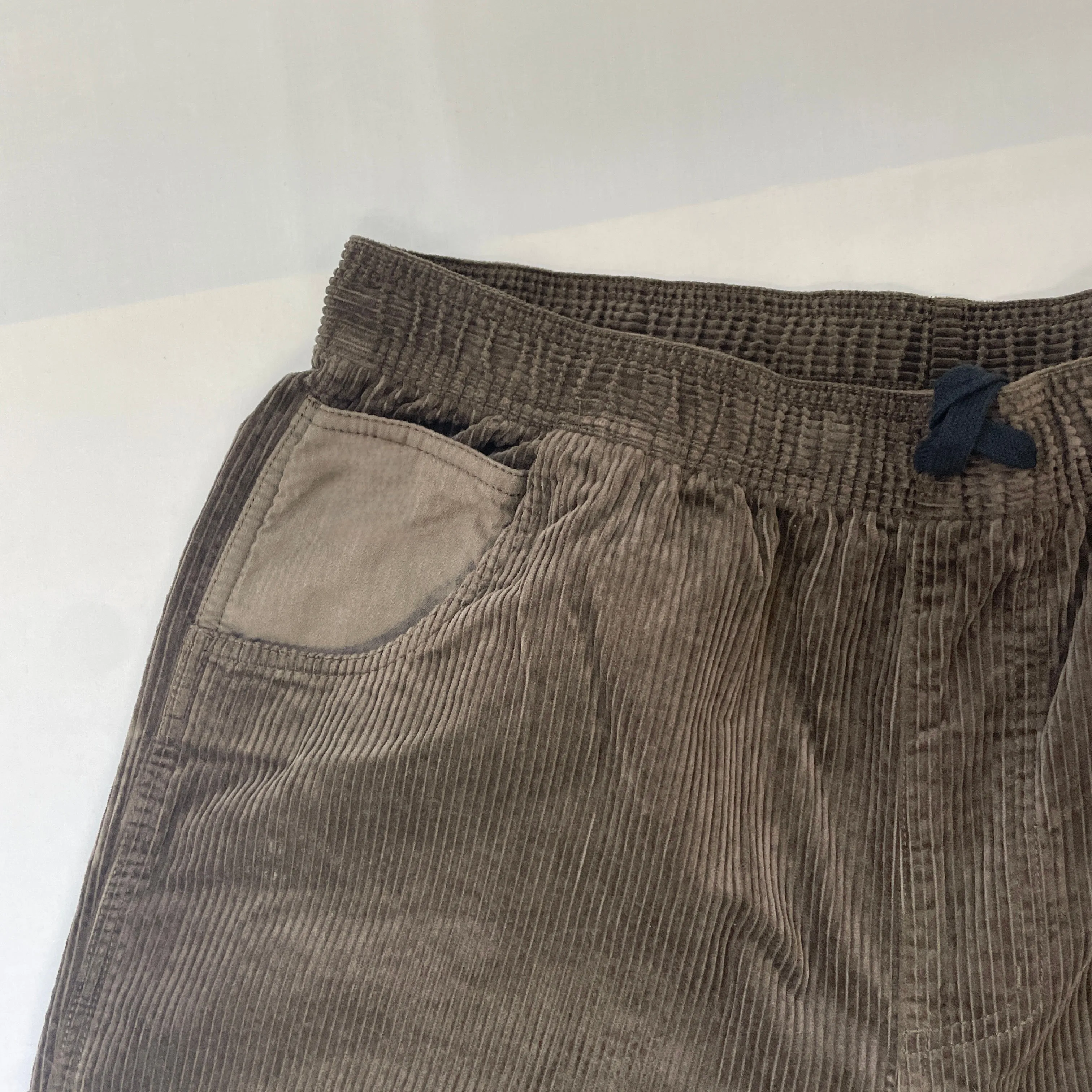 Wholesale OEM Custom Men's Cargo Pants High Quality Baggy Trousers Elastic Tether Multi Pocket Lightweight Polyester Flat factory