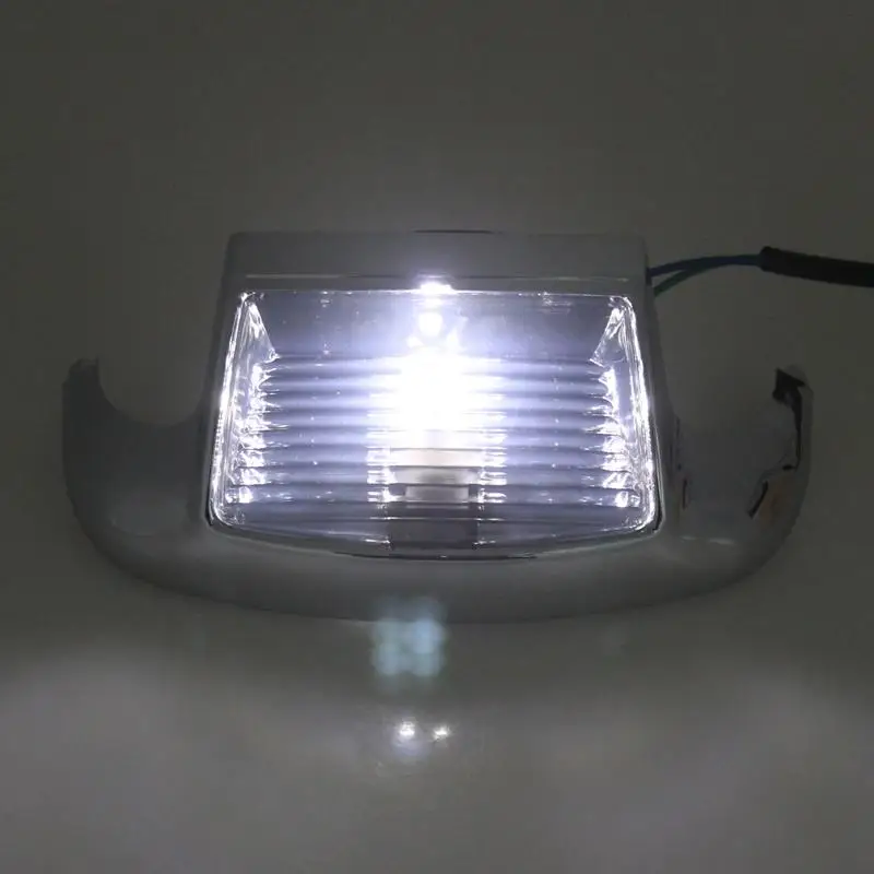 Motorcycle LED Fender Tip Light Front Leading Edge Driving Brake Light For Harley FLSTC FLHT FLHTCU FLHR Motor Parts