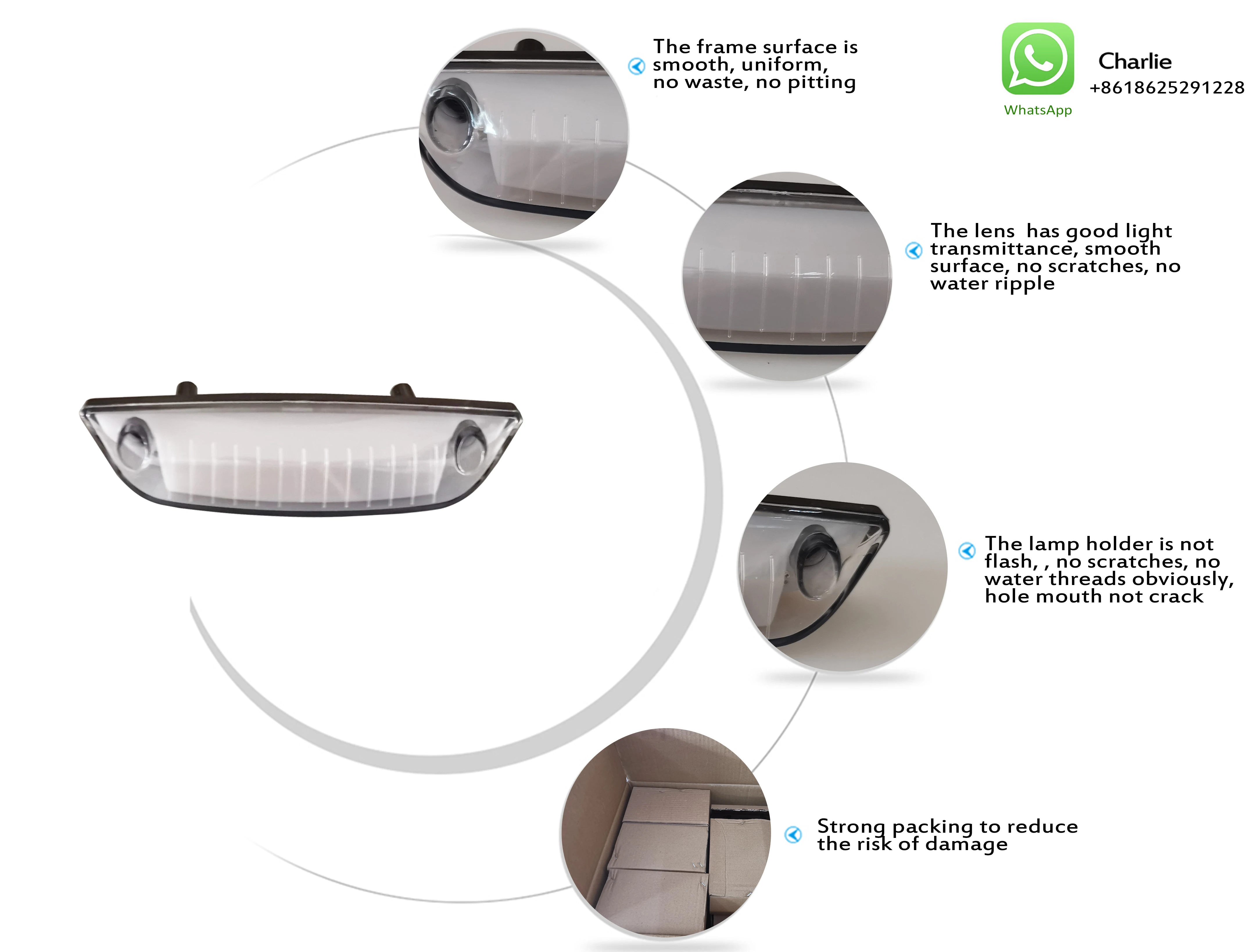 Marcopolo Bus Parts Front Marker Lamp For Marcopolo New G7 Popular In