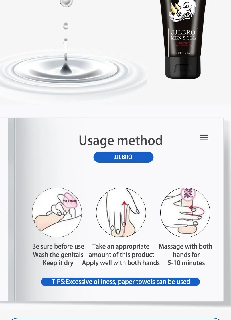 2025 Men's Sex Products Strong Penis Spray Ointment for Men Adult Enhancement