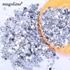 IMAGSLIME Silver Glitter Shimmer Face Jewels Pigment Body Face Eye Glitter Sequin for Eye Shiny Skinface Sequin Body Glitter