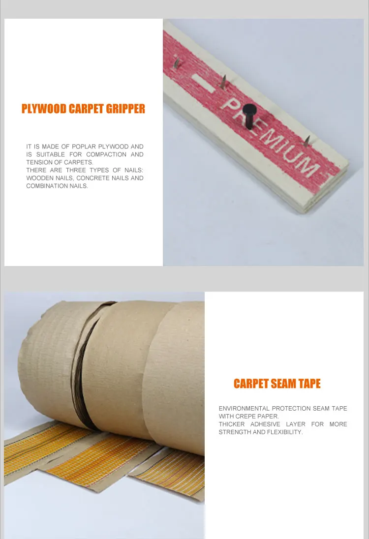 Nail-Less Medium Pin Carpet Gripper - China Plywood Carpet Gripper