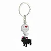 My Dogs I Heart Love Keychain Key Ring