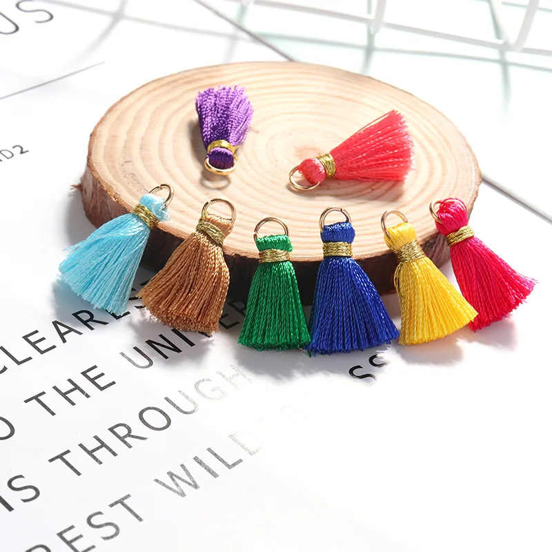 Wholesale Cotton Tassels 20mm Tassel Trim For Garments Bohemian Diy Mini Tassel Line Spike